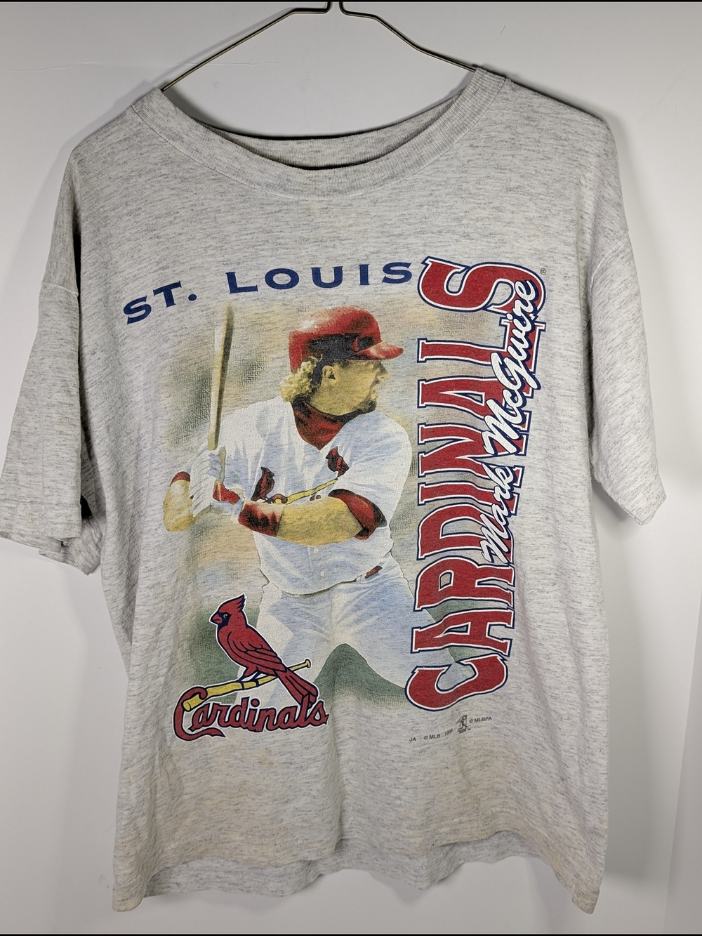 Vintage 90s Mark McGwire St Louis Cardinals Shirt Mens Medium